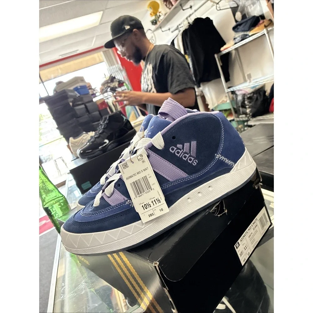 Maite Steenhoudt x adidas Originals Adimatic Mid Blue IG8174 Men's SZ 10.5 NEW